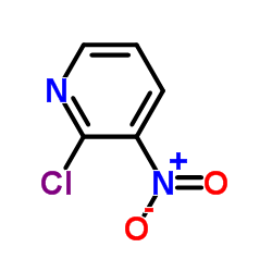 2-Chloro-3-nitropyridine structure