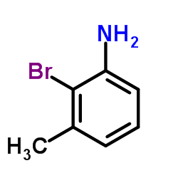 2-溴-3-甲基苯胺结构式