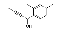 1-(2,4,6-Trimethyl-phenyl)-but-2-yn-1-ol结构式