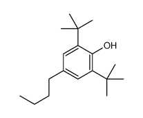 4-butyl-2,6-di-tert-butylphenol结构式