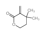 4,4-dimethyl-3-methylidene-oxan-2-one结构式