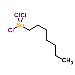 Trichloro(heptyl)stannane Structure