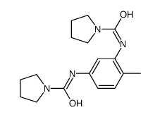 N,N'-(4-甲基-1,3-亚苯基)二(1-吡咯烷甲酰胺)结构式