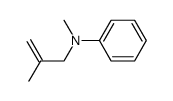 N-(2-methyl-2-propenyl)-N-methylaniline Structure
