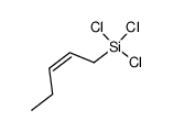 cis-2-Pentenyltrichlorsilan结构式