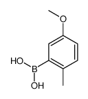 5-Methoxy-2-methyl benzeneboronic acid Structure