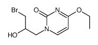 1-(3-bromo-2-hydroxypropyl)-4-ethoxypyrimidin-2-one结构式