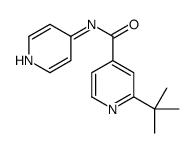4-Pyridinecarboxamide,2-(1,1-dimethylethyl)-N-4-pyridinyl-(9CI)结构式