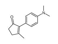 2-[4-(dimethylamino)phenyl]-3-methylcyclopent-2-en-1-one Structure