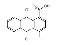 1-Anthracenecarboxylic acid, 4-chloro-9,10-dihydro-9,10-dioxo-结构式