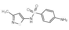 Benzenesulfonamide,4-amino-N-(3-methyl-5-isothiazolyl)- structure