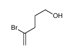4-bromopent-4-en-1-ol Structure