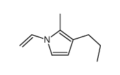 1-ethenyl-2-methyl-3-propylpyrrole结构式