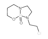 1H,5H-[1,3,2]Diazaphospholo[2,1-b][1,3,2]oxazaphosphorine,1-(2-chloroethyl)tetrahydro-, 9-oxide Structure