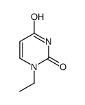 1-乙基嘧啶-2,4(1H,3H)-二酮结构式