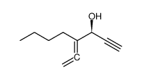 (S)-(+)-4-(n-butyl)hexa-4,5-dien-1-yn-3-ol结构式