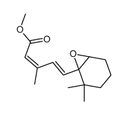 (2Z,4E)-5-(2,2-Dimethyl-7-oxa-bicyclo[4.1.0]hept-1-yl)-3-methyl-penta-2,4-dienoic acid methyl ester结构式