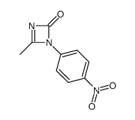 4-methyl-1-(4-nitrophenyl)-1,3-diazet-2-one Structure
