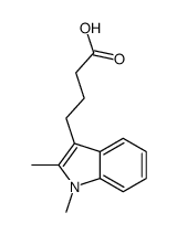 4-(1,2-dimethylindol-3-yl)butanoic acid Structure