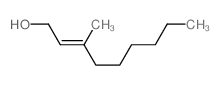 2-Nonen-1-ol, 3-methyl- Structure