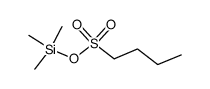 Trimethylsilyl-1-butansulfonat结构式