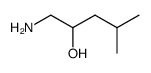 1-amino-4-methylpentan-2-ol Structure