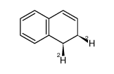 [cis-1,2-D2]-1,2-Dihydronaphthalin Structure