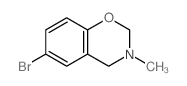 6-Bromo-3-methyl-3,4-dihydro-2H-1,3-benzoxazine Structure