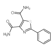 2-phenyl-1,3-thiazole-4,5-dicarboxamide结构式