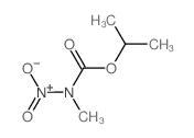 propan-2-yl N-methyl-N-nitro-carbamate Structure
