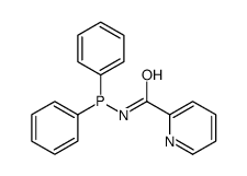 N-diphenylphosphanylpyridine-2-carboxamide Structure