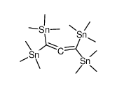1,1,3,3-tetrakis(trimethylstannyl)propa-1,2-diene Structure