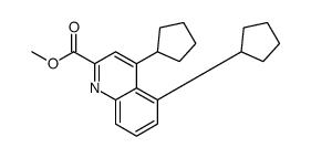 methyl 4,5-dicyclopentylquinoline-2-carboxylate Structure