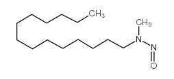 N-亚硝基-N-甲基-N-十四烷基胺结构式