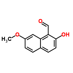 2-Hydroxy-7-methoxy-1-naphthaldehyde Structure