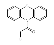10-(Chloroacetyl)-10H-phenothiazine结构式