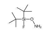 O-[ditert-butyl(fluoro)silyl]hydroxylamine结构式