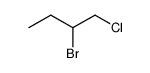 2-bromo-1-chlorobutane Structure