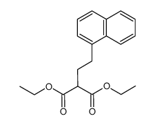(2-[1]naphthyl-ethyl)-malonic acid diethyl ester结构式