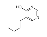 5-Butyl-6-methyl-4-pyrimidinol Structure