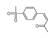 4-(4-methylsulfonylphenyl)but-3-en-2-one结构式