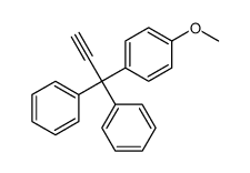 1-(1,1-diphenylprop-2-ynyl)-4-methoxybenzene Structure