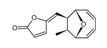 2(5H)-Furanone,5-[[(1R,6S,7S,8S)-8-methyl-9-oxabicyclo[4.2.1]nona-2,4-dien-7-yl]methylene]-,(5E)-(9CI)结构式