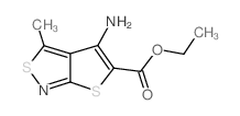 4-氨基-3-甲基噻吩并[2,3-c]异噻唑-5-羧酸乙酯图片