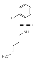 2-溴-N-(3-甲氧基丙基)苯磺酰胺图片