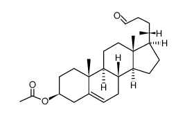 3β-acetoxy-Δ5-cholenic aldehyde结构式