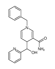 1-benzyl-4-(hydroxy(pyridin-2-yl)methyl)-1,4-dihydropyridine-3-carboxamide Structure