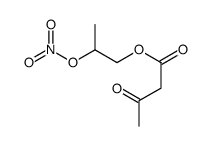 2-nitrooxypropyl 3-oxobutanoate Structure