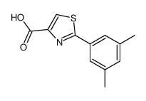 2-(3,5-dimethylphenyl)-1,3-thiazole-4-carboxylic acid Structure