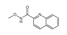 N-methoxyquinoline-2-carboxamide Structure